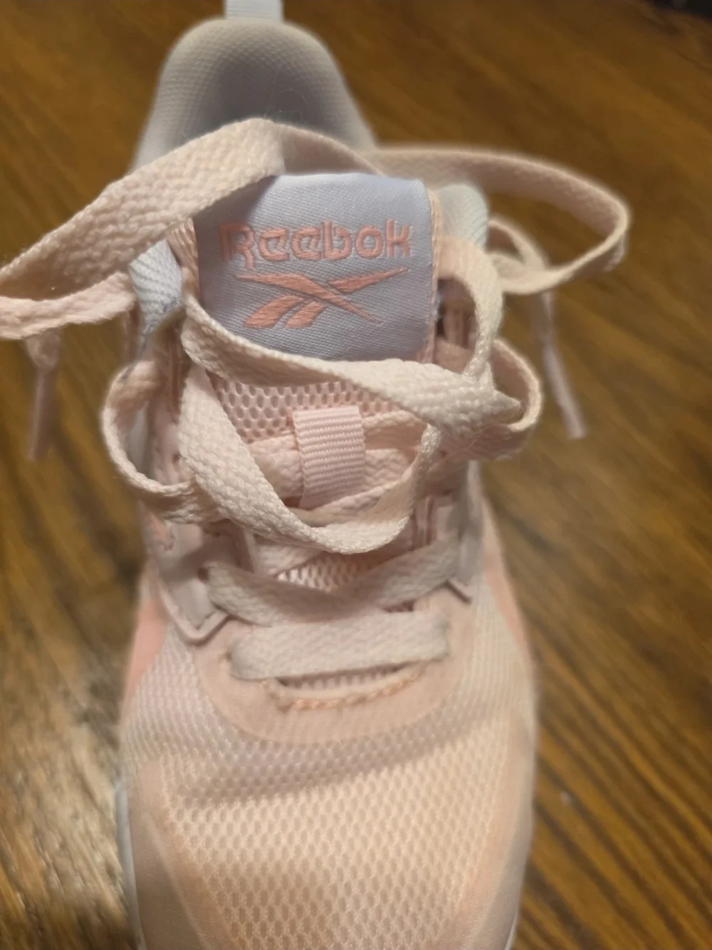 Girls' Reebok Light Pink Breathable Sneakers with Cushioned Soles